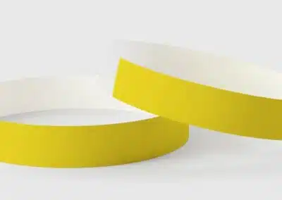 Tyvek Dark Yellow Wristbands