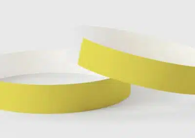 Tyvek Neon Yellow Wristbands