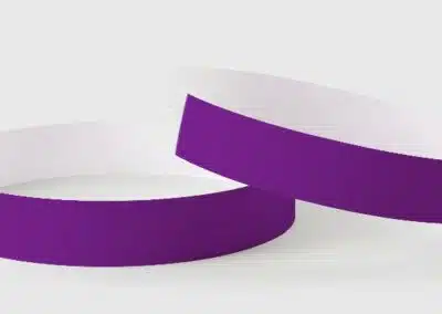 Tyvek Purple Wristbands
