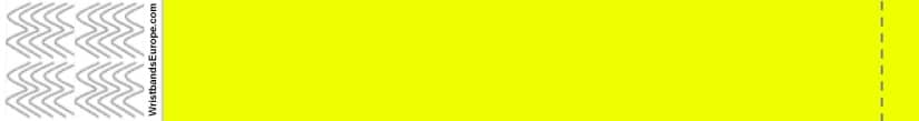 Plain Neon Yellow Wristband – Yellow Coloured Wristbands