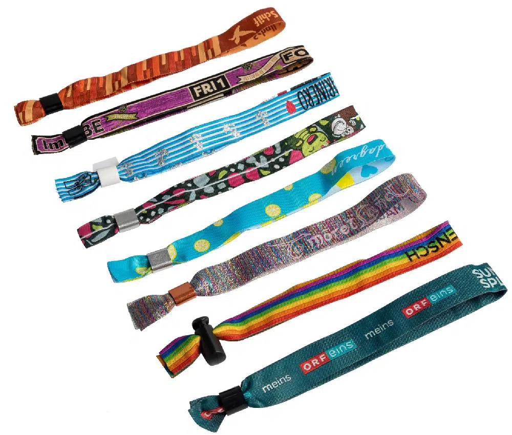 Custom Printed Fabric Wristbands