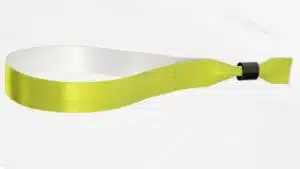 Fabric Neon Yellow Wristbands