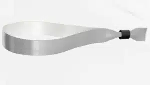 Fabric Silver wristbands