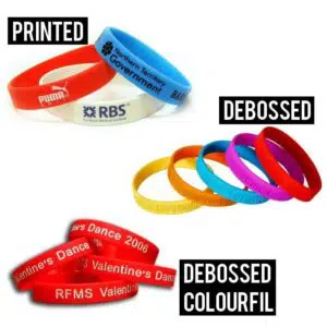 Silicone Printed wristbands