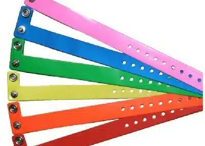 Vinyl Wristbands colours
